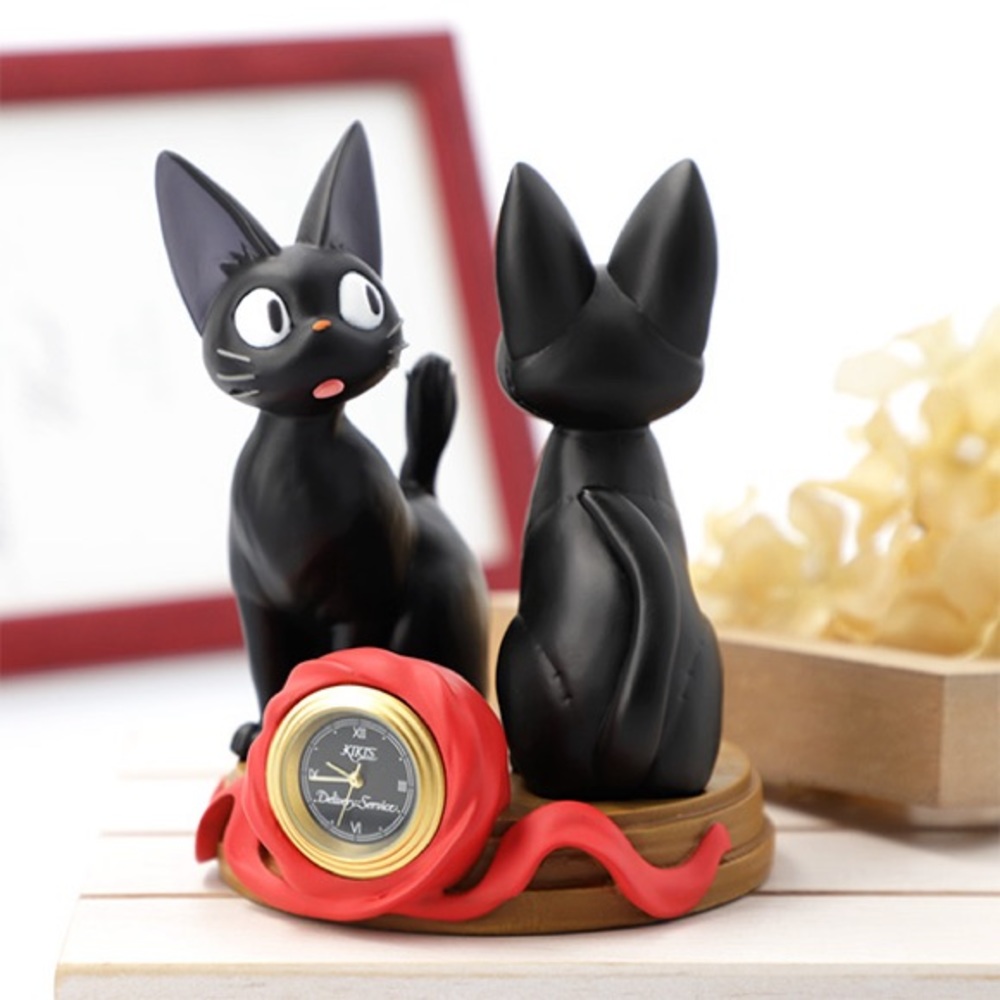 Official Studio Ghibli Kiki's Delivery Service - Jiji Desk Clock - NWT